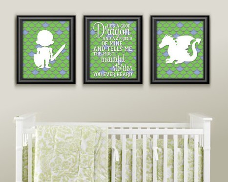 dragon nursery decor