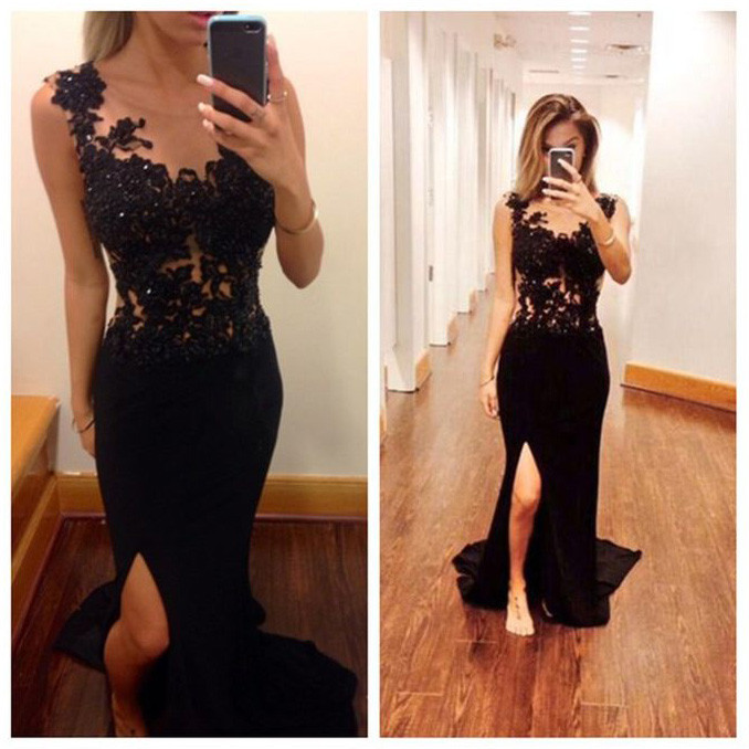black matric farewell dresses