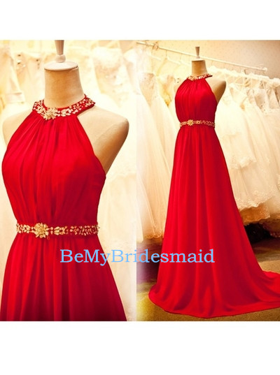 beautiful red prom dresses
