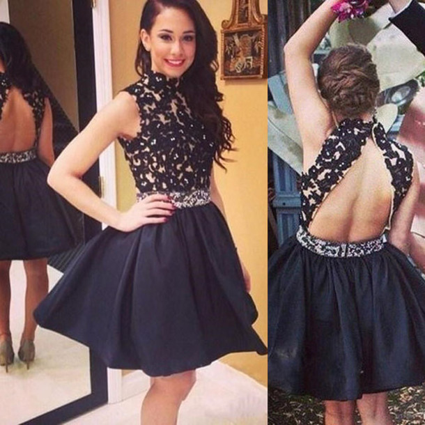 White Short Fitted Prom Dress
