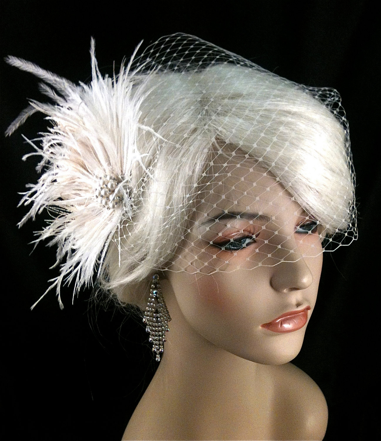 Wedding Hair Fascinator Wedding Hair Accessories Feather Hair