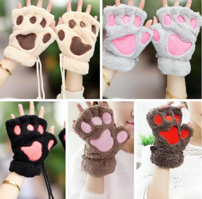 cat paw gloves