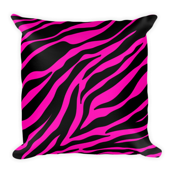 Pink Zebra Pillow Sold By Halloween Gothic On Storenvy