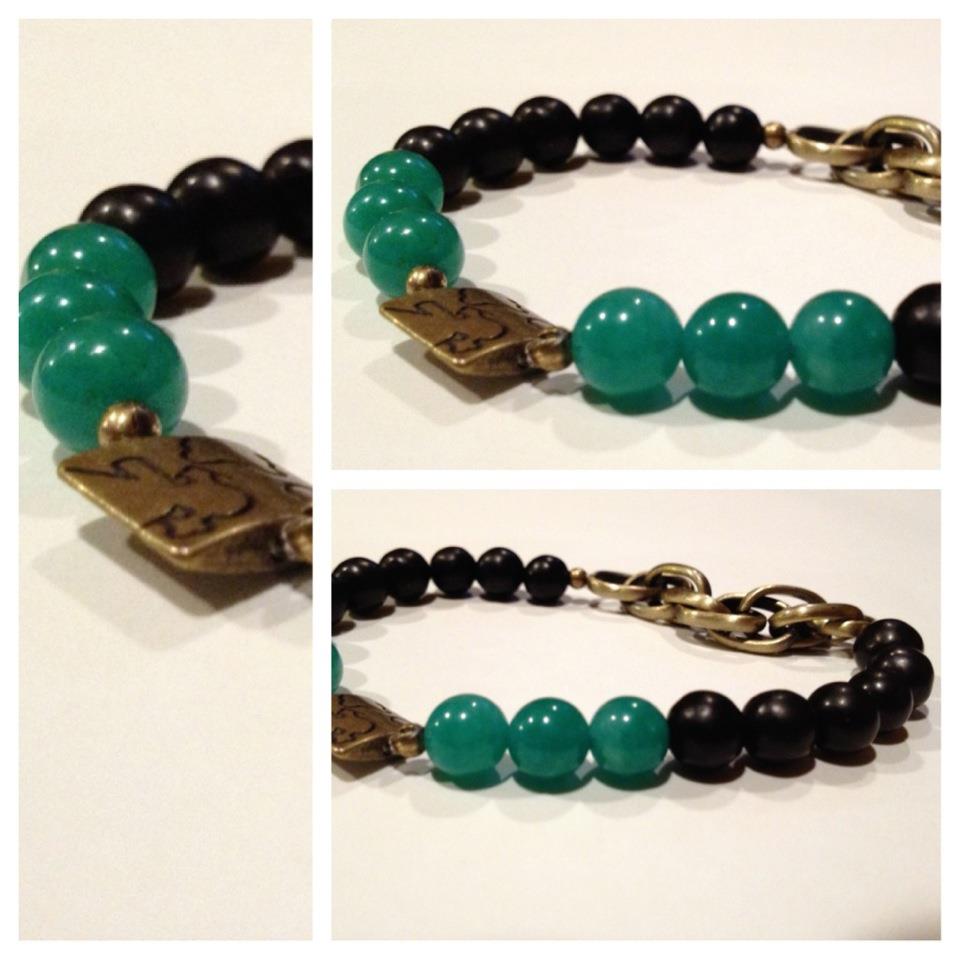 Ball & Chain Black/Jade Bracelet · Shop Tiffona Fontee · Online Store