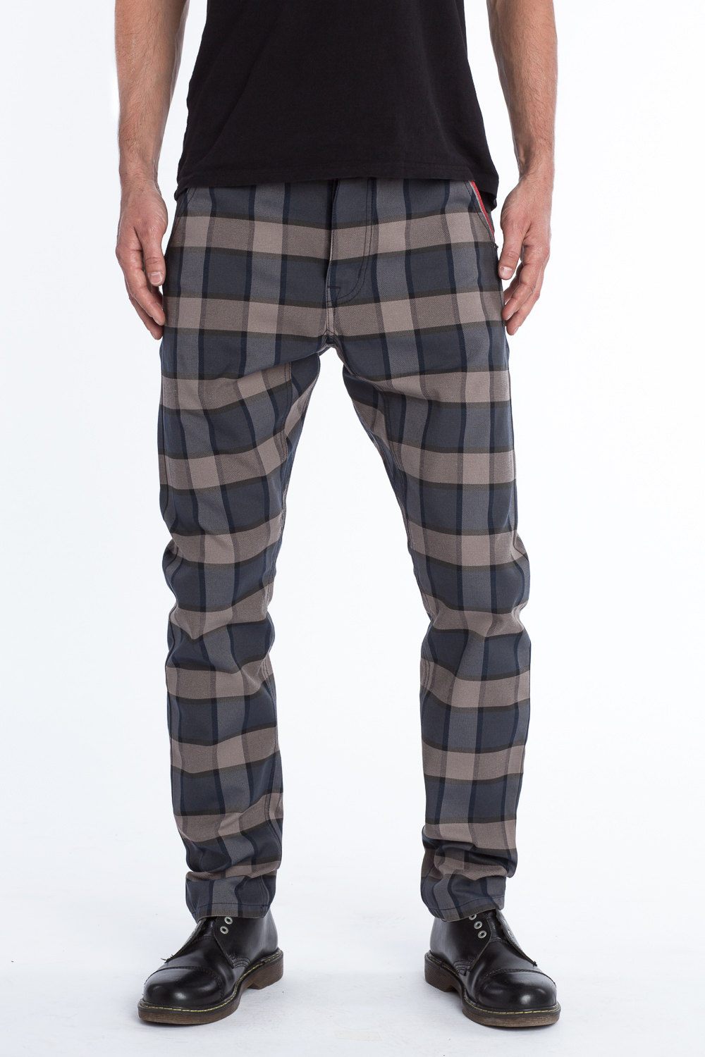 checkered mens trousers