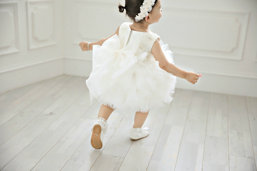 big fluffy flower girl dresses