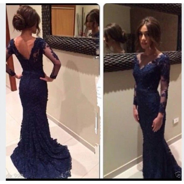 Cap Sleeve Mermaid Formal Dresses