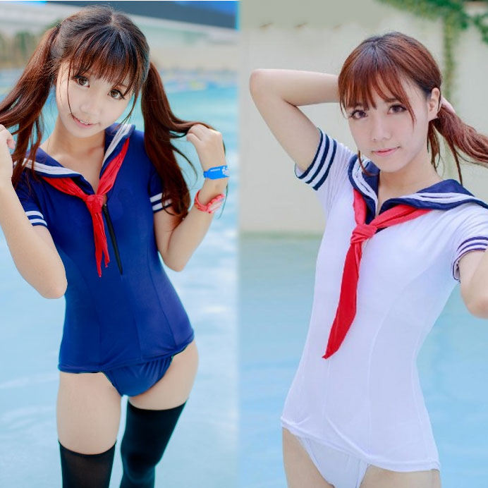 Japanese school Kawaii student Sailor uniform style ...