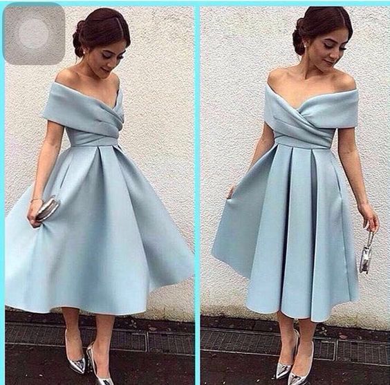 Elegant Knee Length Evening Dresses