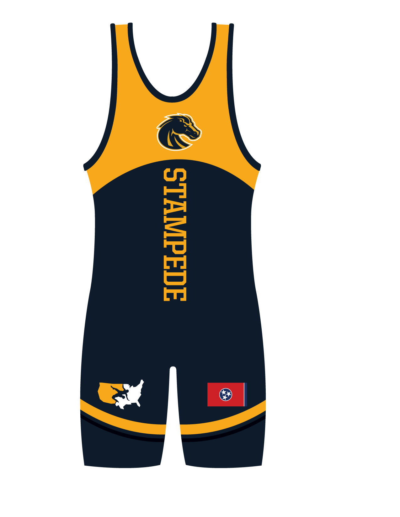 Stampede Wrestling singlets on Storenvy