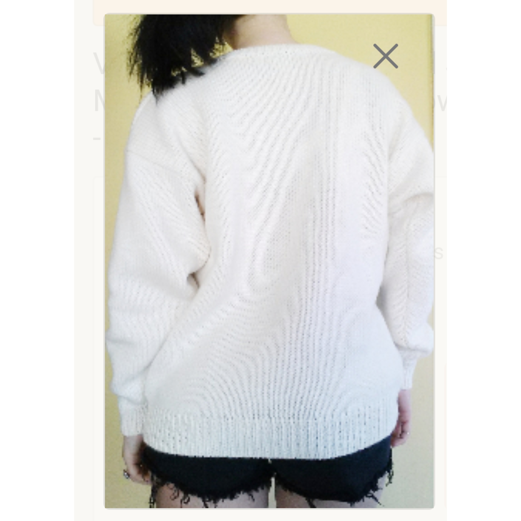 Vintage 90's Pastel Floral Sweater - Medium Large 1990's Flower