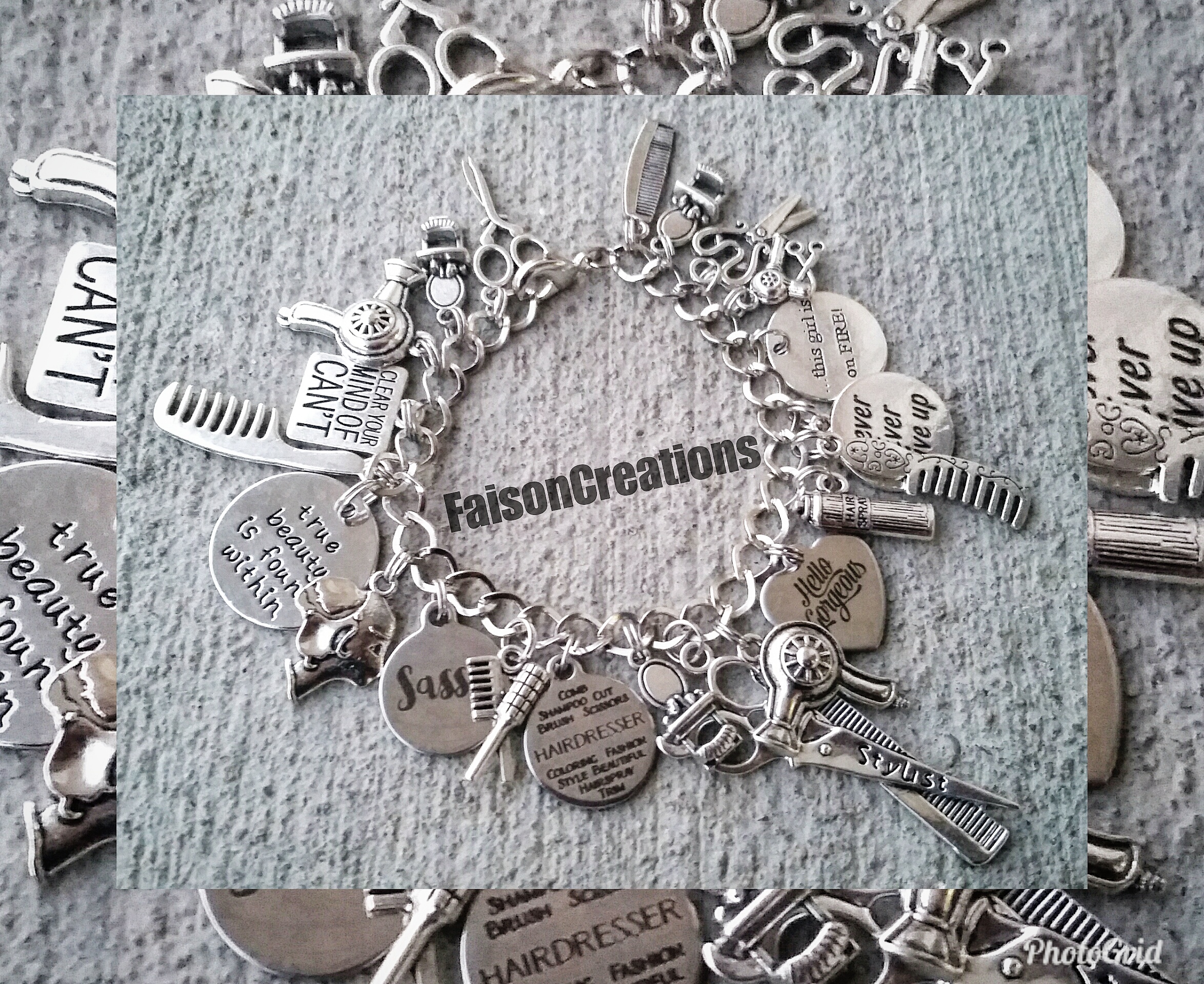 Stylist Charm Bracelet Faisoncreations Online Store Powered By