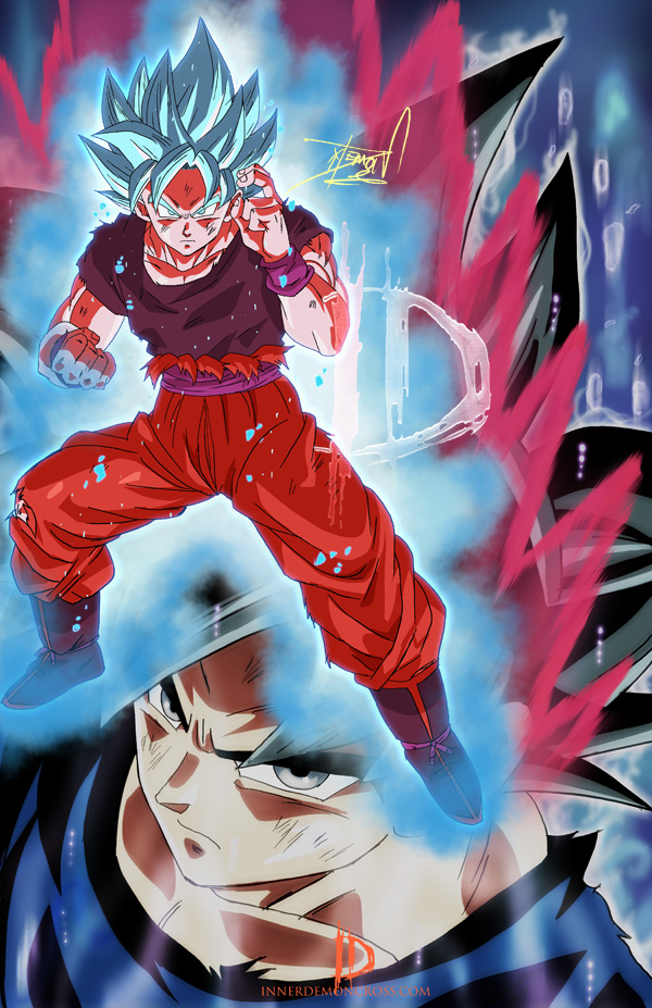 Goku Ultra Instinct Kaioken X 100