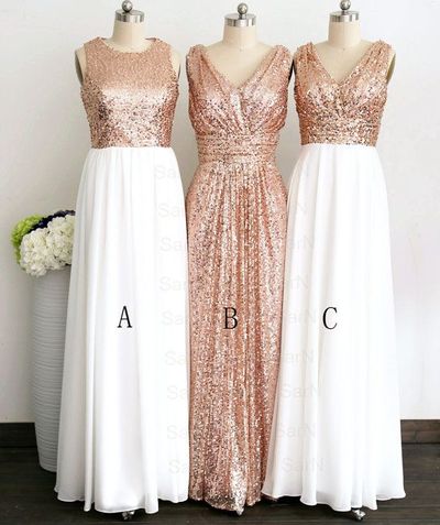 high neck chiffon bridesmaid dress