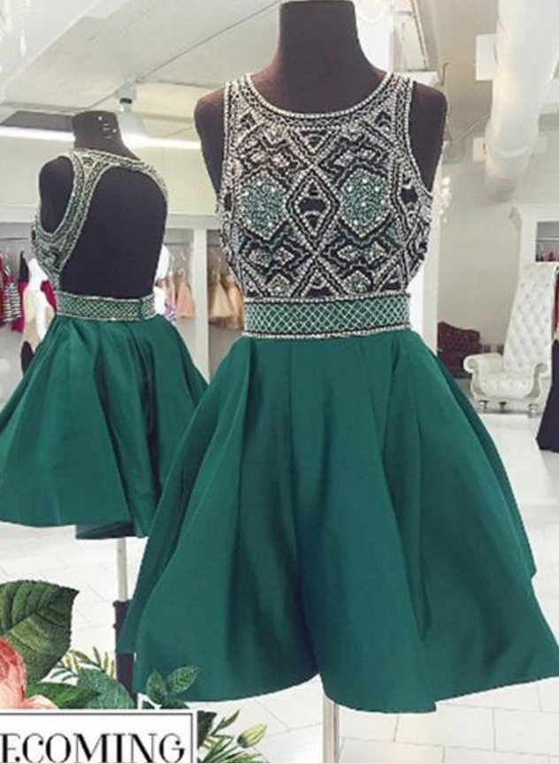 emerald green homecoming dresses