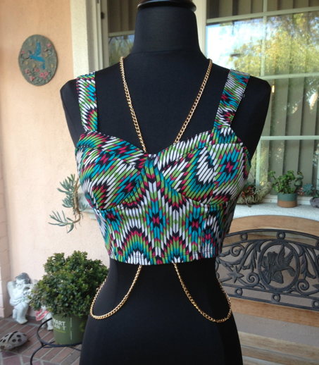 Colorful bustier Clearance