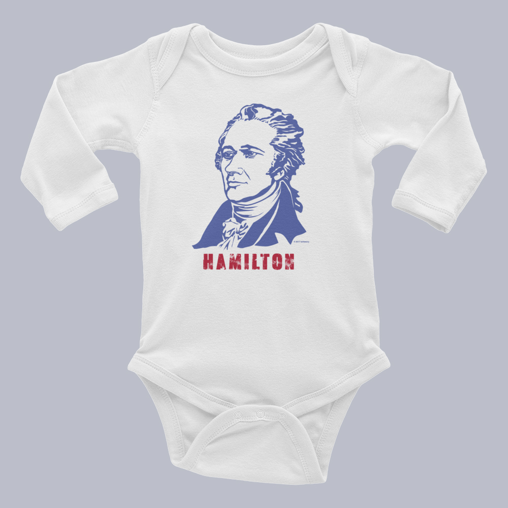 hamilton baby onesie
