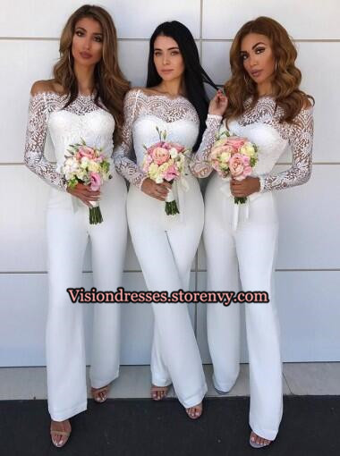 white top bridesmaid