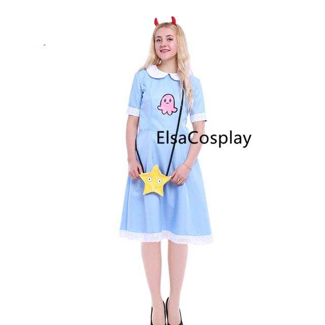 Star Vs the Forces of Evil Star Butterfly Dress Cosplay Costume custom made