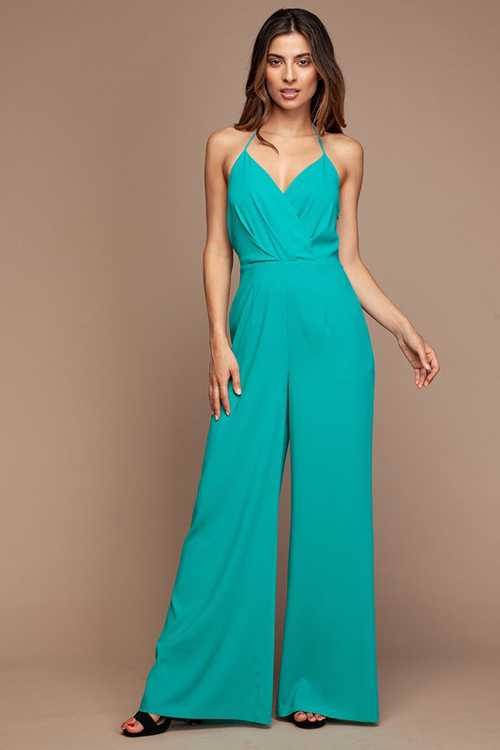 sea green jumpsuit