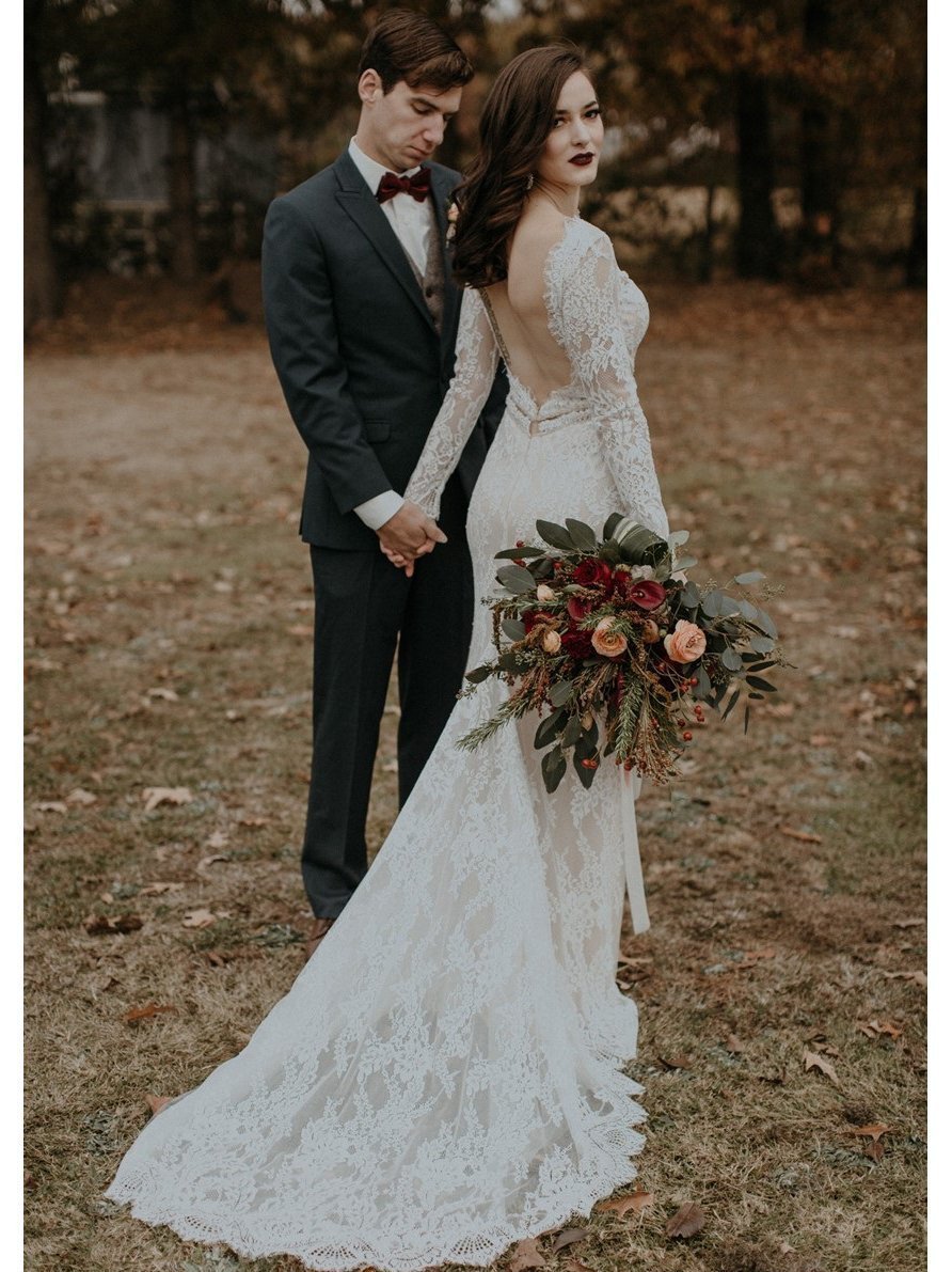 rustic lace dresses