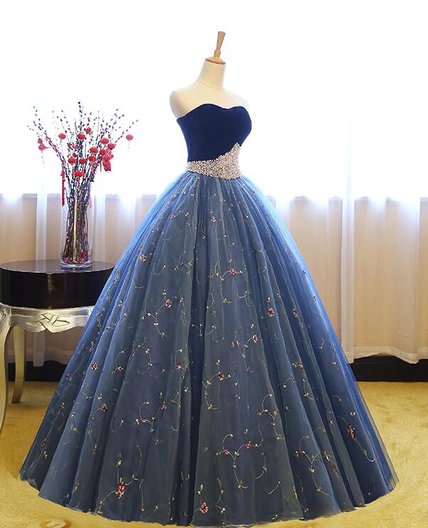 velvet ball gown