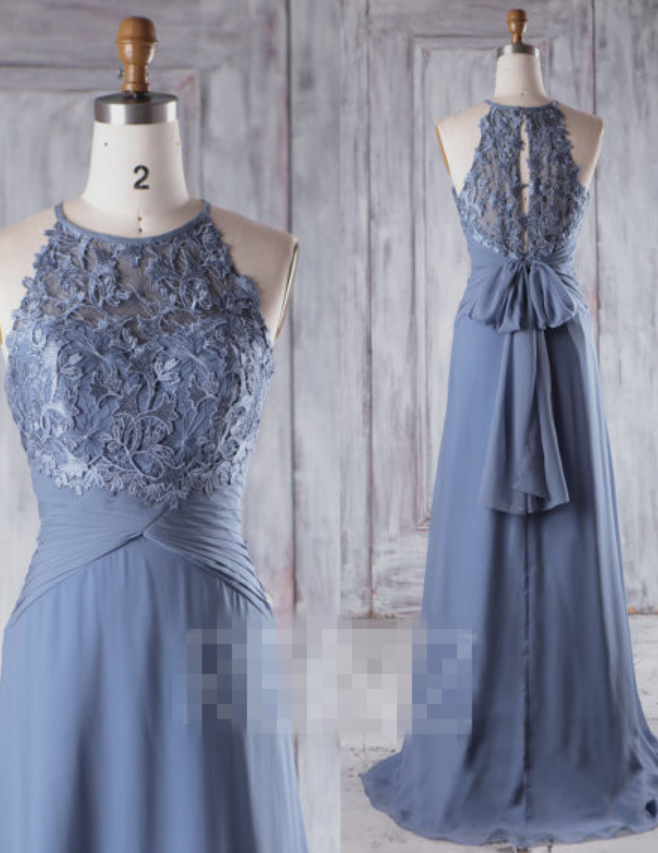 Butterfly Bow Prom Dress