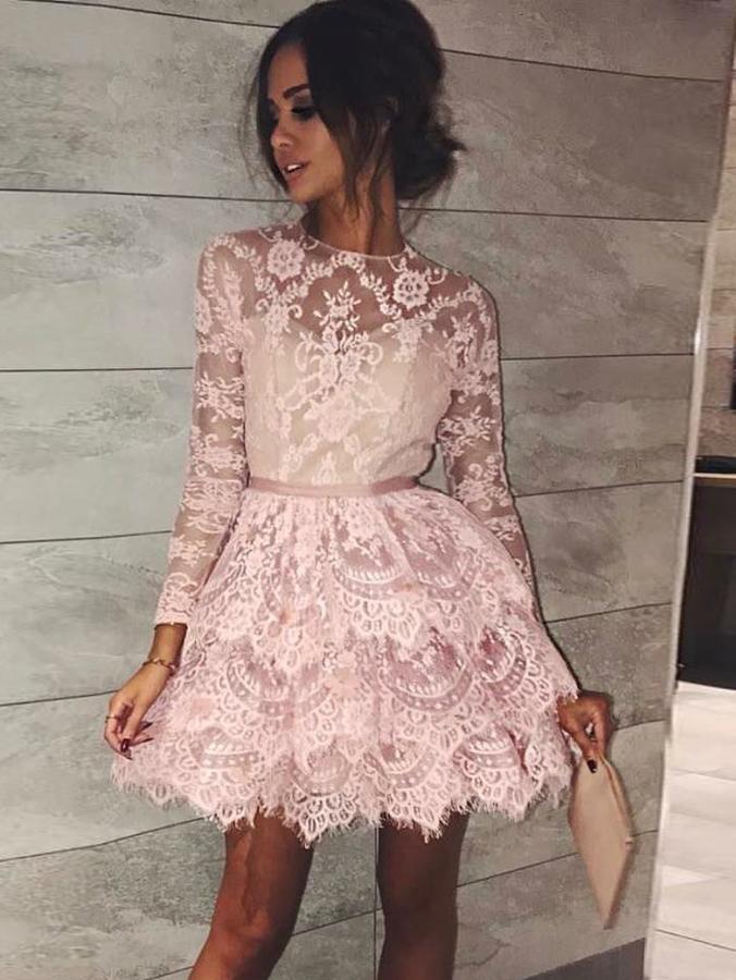 Lace Pink Dress