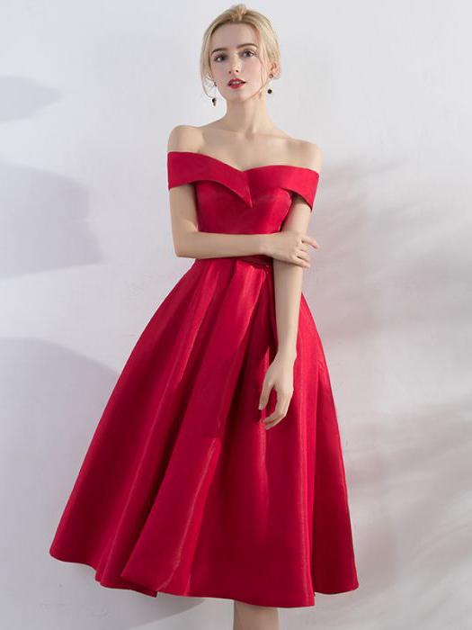 Satin Short Formal Dresses