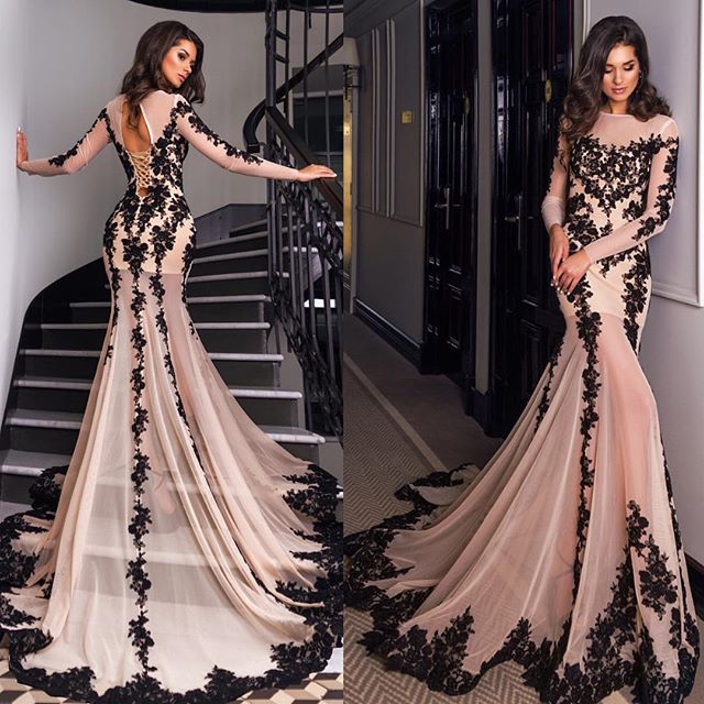 Lace Black Evening Dress Store, 58% OFF 