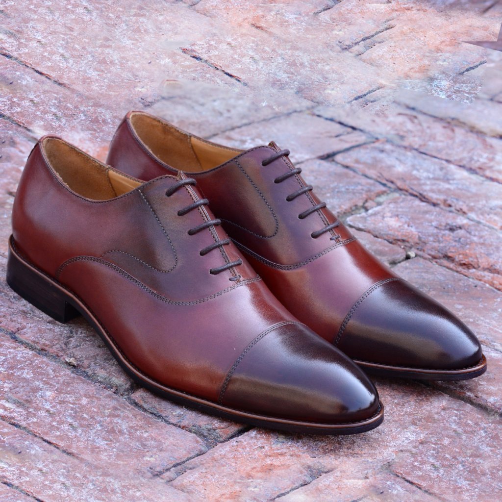 toe cap formal shoes