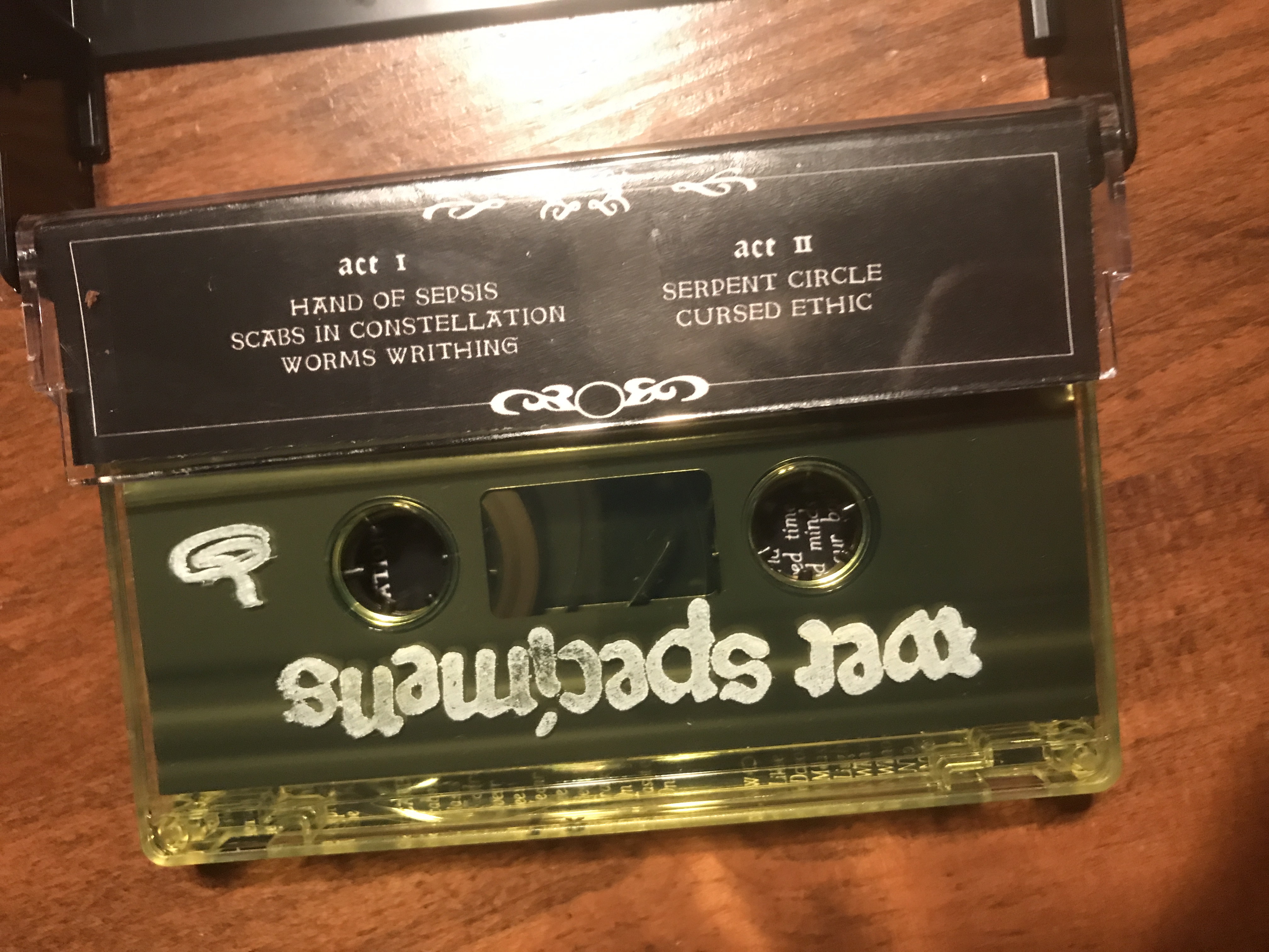 Wet Specimens - Serpent Circle Cassette on Storenvy