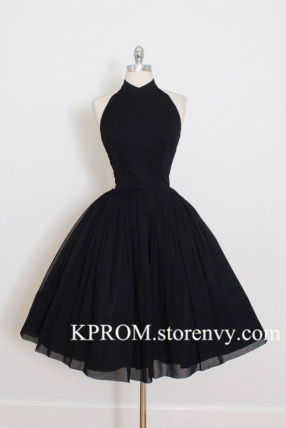 black chiffon party dress