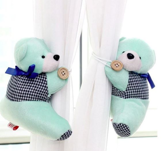 Cartoon Bear Curtain Holder Nursery Bedroom Curtain Buckle Tie