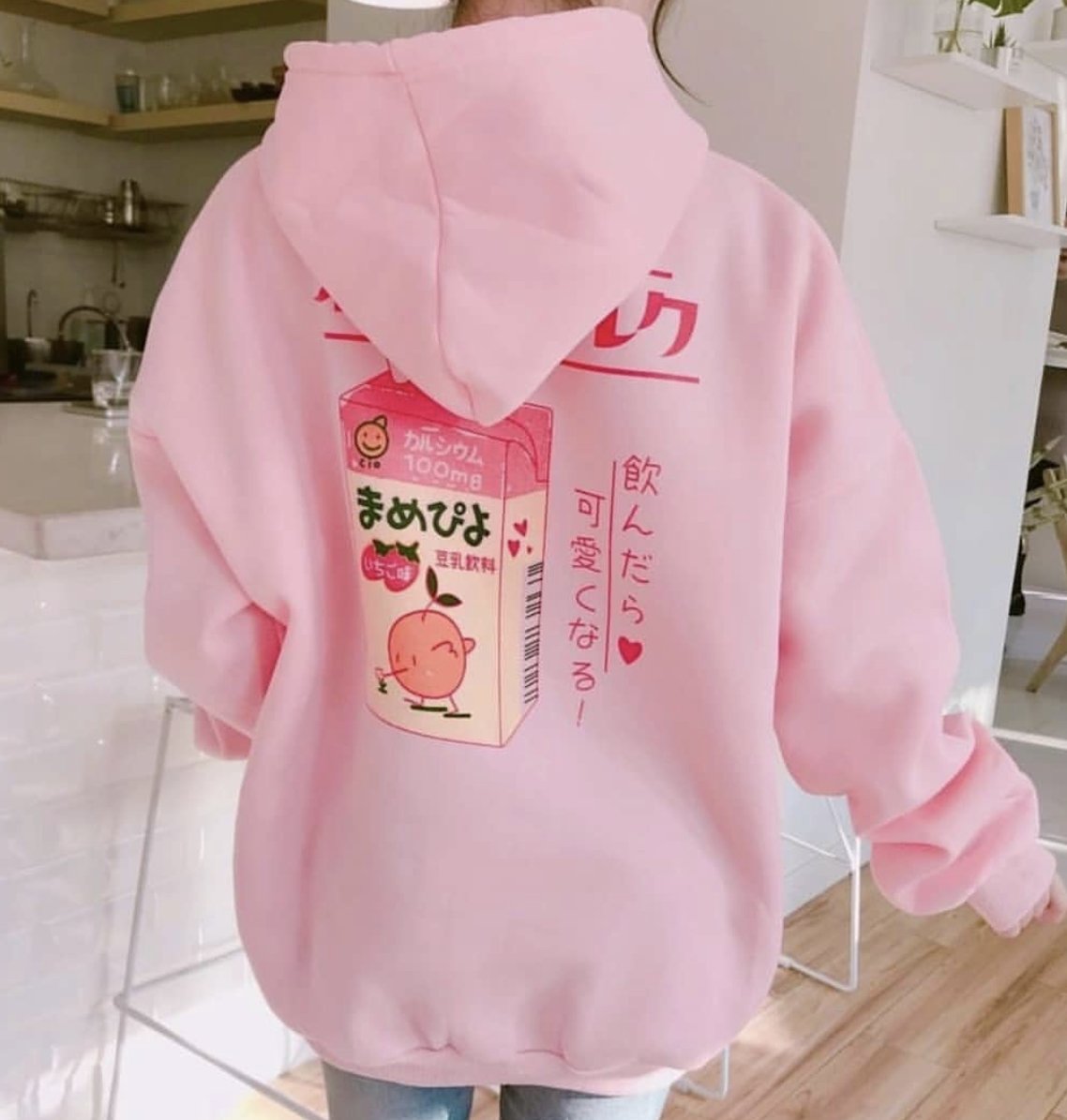 sweater hoodie pink