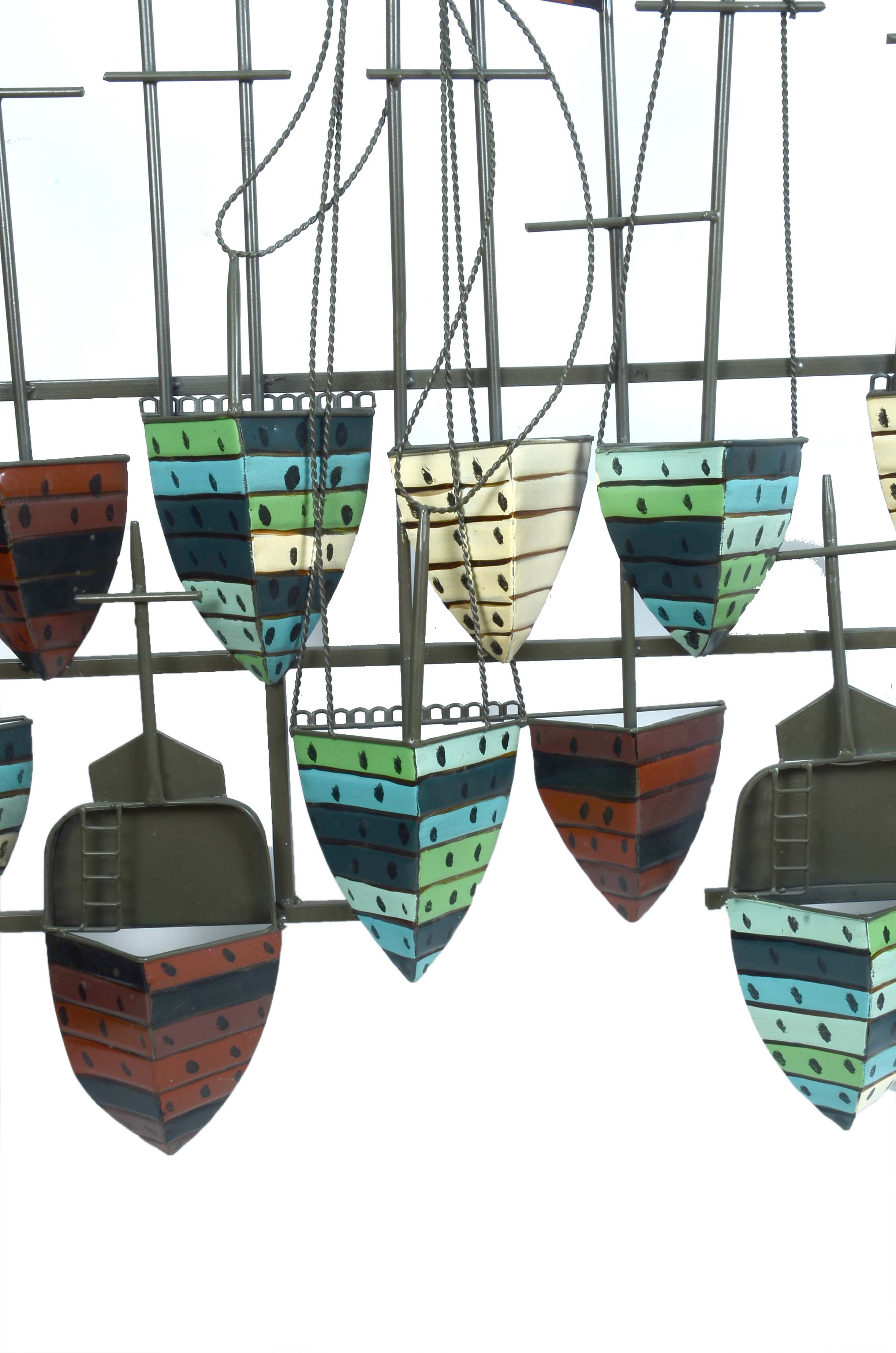 art deco outdoor decor on Metal Boat Fleet Wall Hanging Mural Art Deco Home Decor Indoor Outdoor Sold By Artizayindia On Storenvy