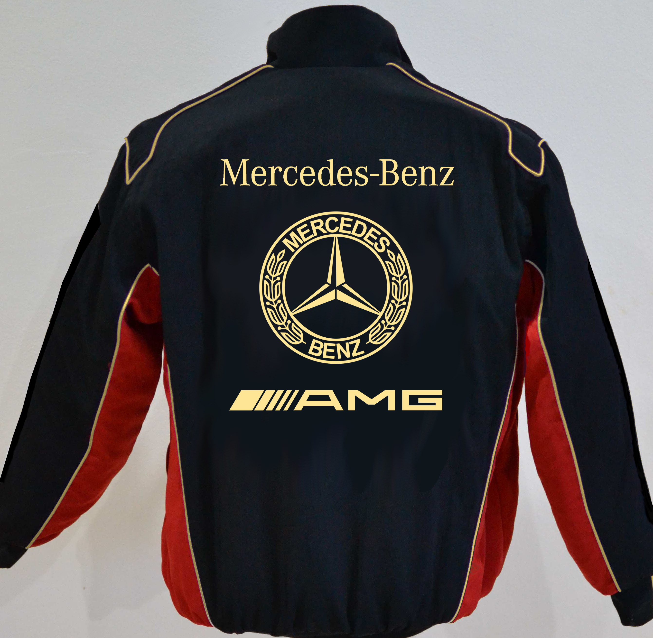 Mercedes AMG Jacket // Mercedes AMG Jacke // blackredgold on Storenvy