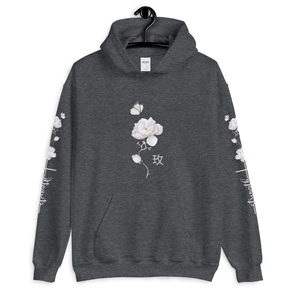 aesthetic rose hoodie