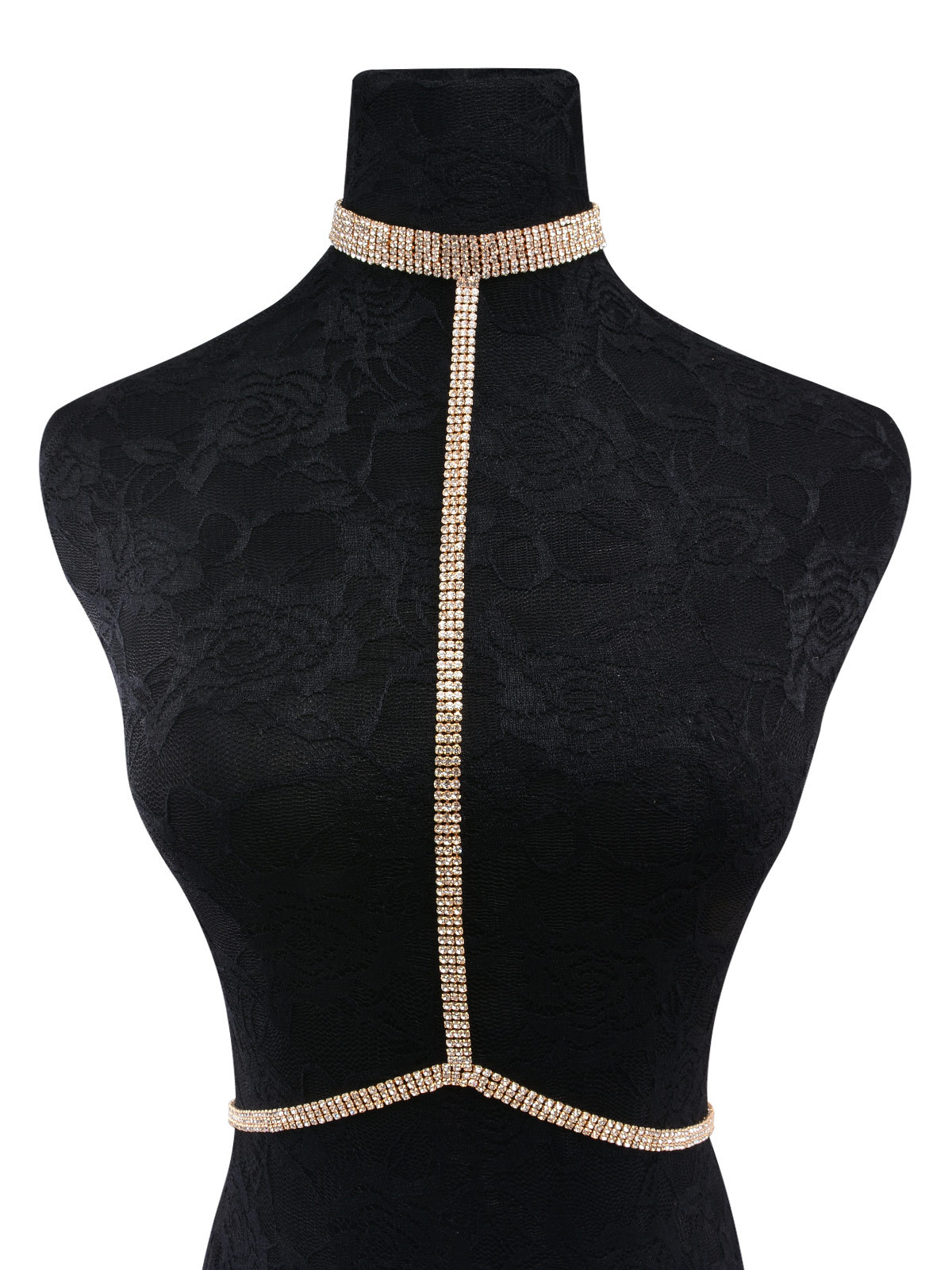 Sexy Body Accessories for Women Bling Rhinestone Body Chain for Night