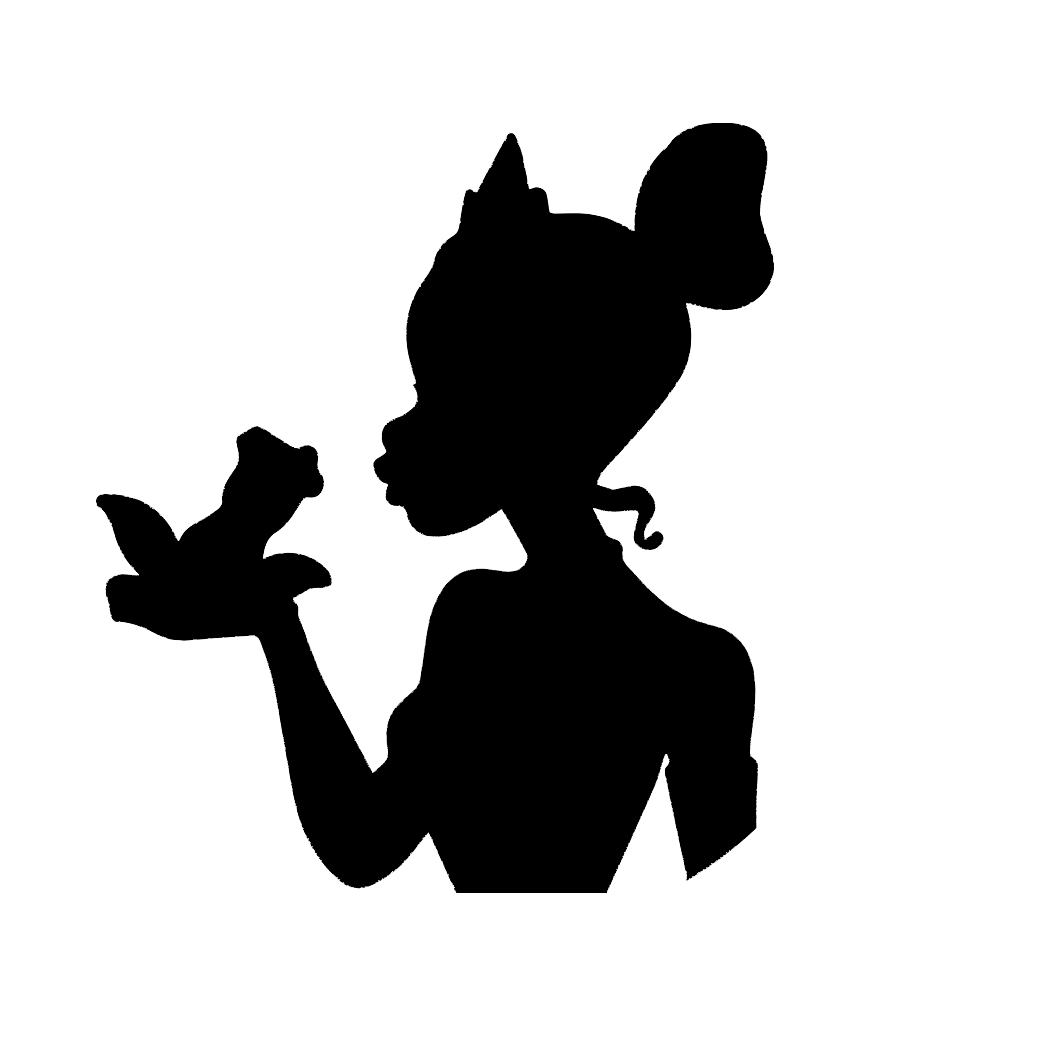 Princess Tiana Silhouette Svg