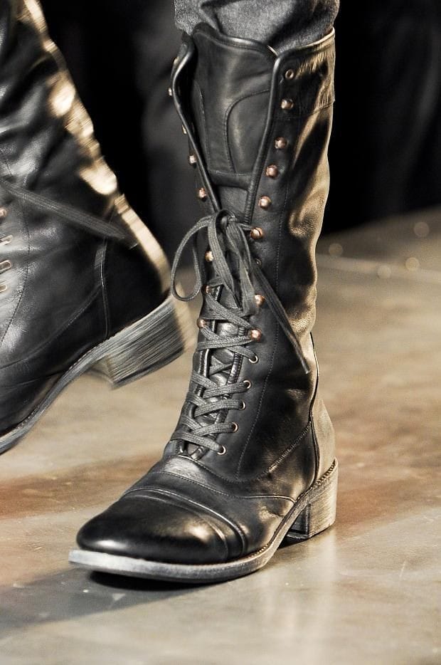 mens black dress boots